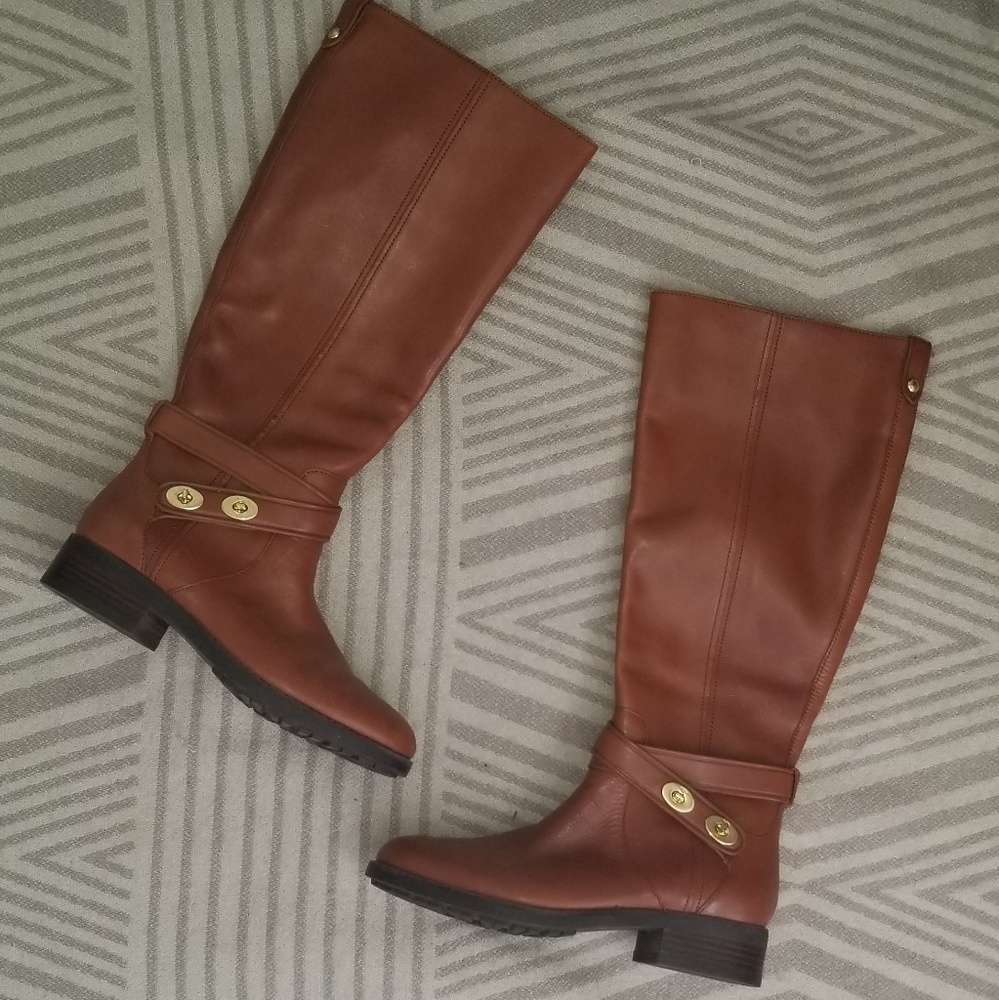 Brown Coach boots